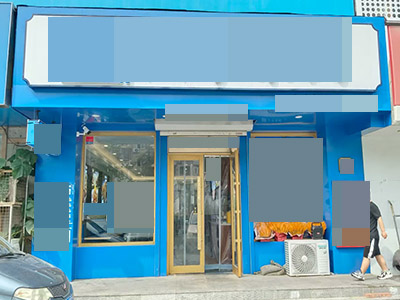 马栏广场临街主道品牌面馆转让